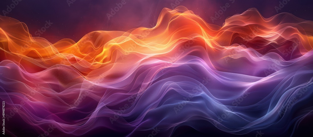 Abstract Flowing Light Waves Abstract Flowing Light Waves