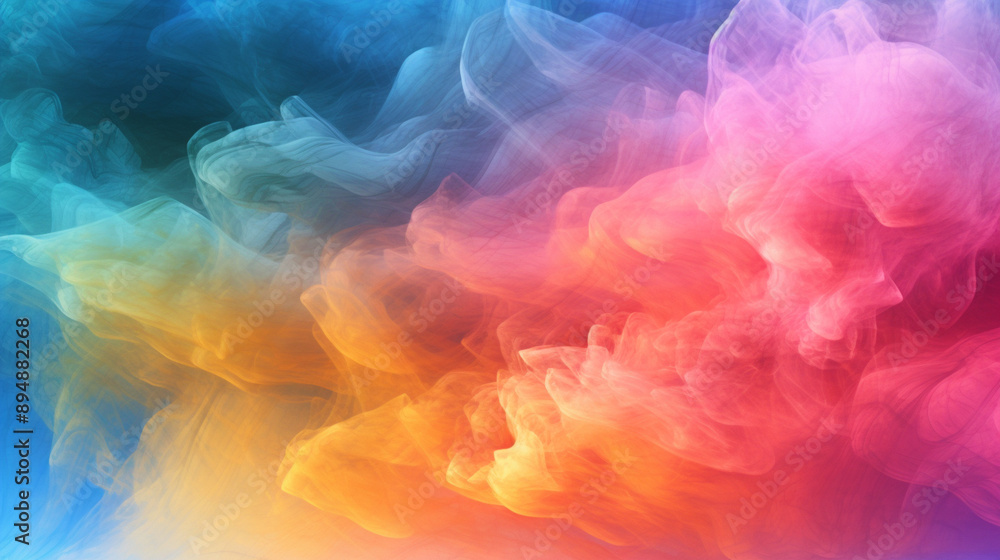 Fototapeta premium rainbow smoke background