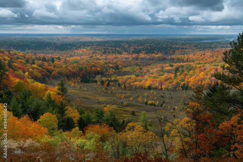 Obraz premium autumn landscape in mountains