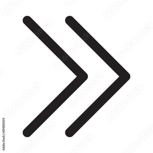 Speed icon in thin line style. Vector illustration graphic design