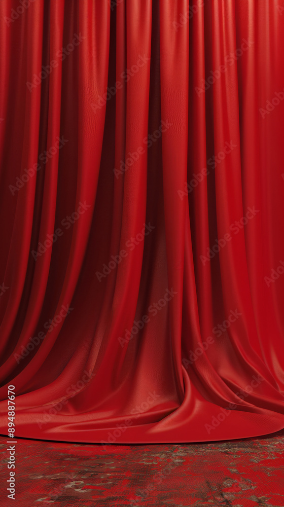 Flat Field of Ruby: A Minimalist Fabric Backdrop Flat Field of Ruby: A Minimalist Fabric Backdrop