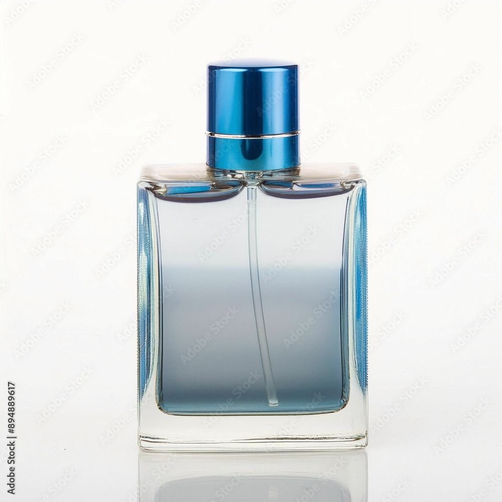 Mockup Parfum Bottle Isolated on White Background Mockup Parfum Bottle Isolated on White Background