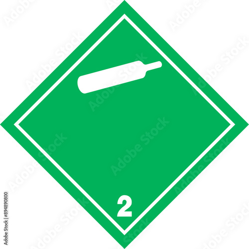GHS ADR Gases Division 2.2 Non-flammable non-toxic gases