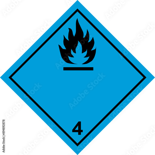 GHS ADR Division 4.3 Substances which in contact with water emit flammable gases