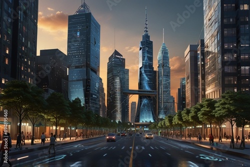 city skyline