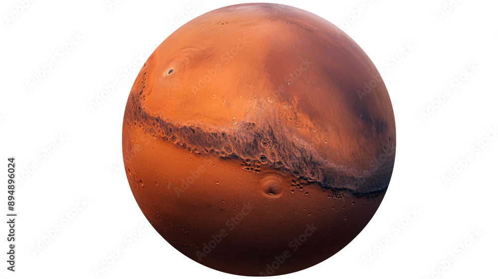 Mars Planet transparent png, isolated space graphic resource