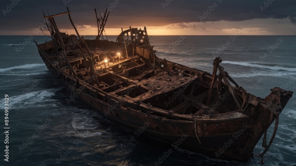 old boat in the sea old boat in the sea