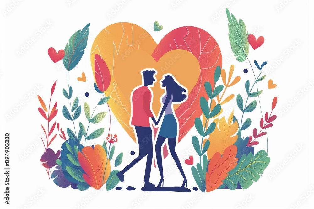 Fototapeta premium Cultivate healthy relationships with communication, trust, and empathy for lasting bonds...
