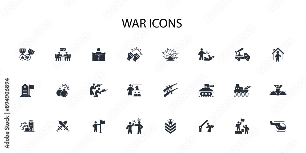 War icon. vector.Editable stroke.linear style sign for use web design,logo.Symbol illustration. War icon. vector.Editable stroke.linear style sign for use web design,logo.Symbol illustration.