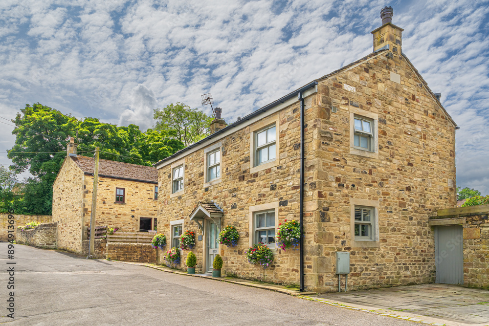Typical houses in the west Yorkshire village of Addingham Typical houses in the west Yorkshire village of Addingham