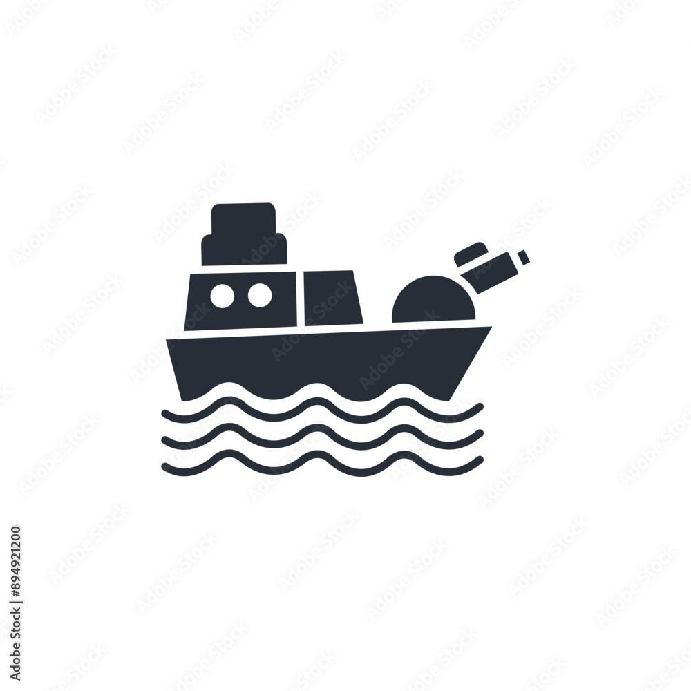 battleship icon. vector.Editable stroke.linear style sign for use web design,logo.Symbol illustration. battleship icon. vector.Editable stroke.linear style sign for use web design,logo.Symbol illustration.