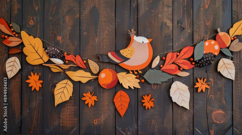 Happy Thanksgiving background illustration generated by ai Happy Thanksgiving background illustration generated by ai