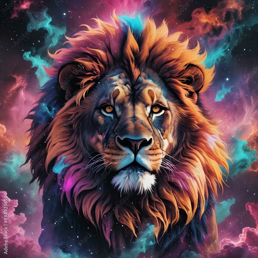 Ethereal Mane, Lion of Cosmic Splendor