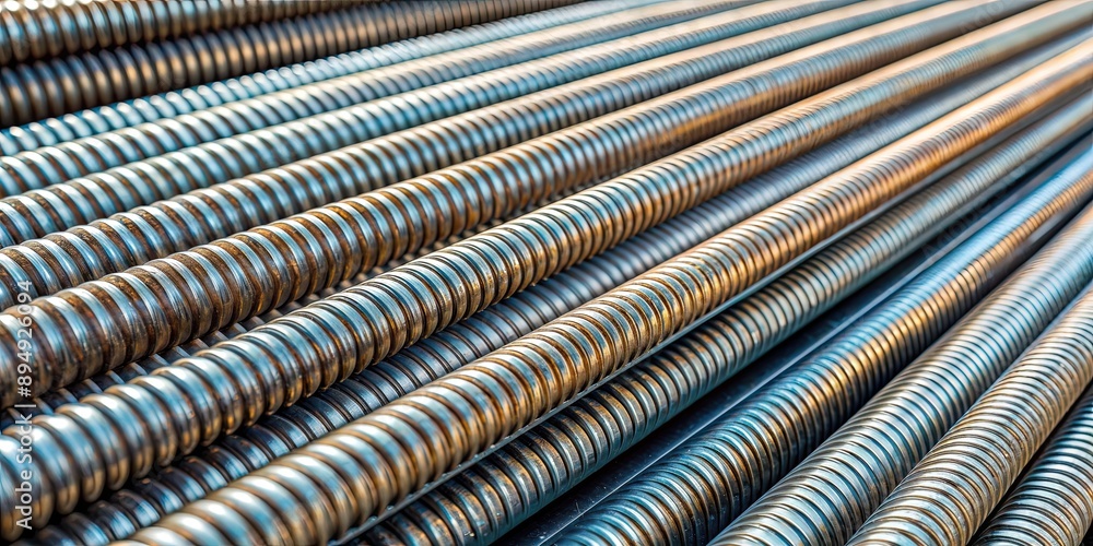 Steel threaded rods for construction projects, steel, threaded, rods, hardware, fasteners, industrial, metal, nuts Steel threaded rods for construction projects, steel, threaded, rods, hardware, fasteners, industrial, metal, nuts