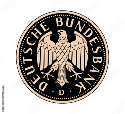 German gold coin, Farewell to the Deutsche Mark, 2001.