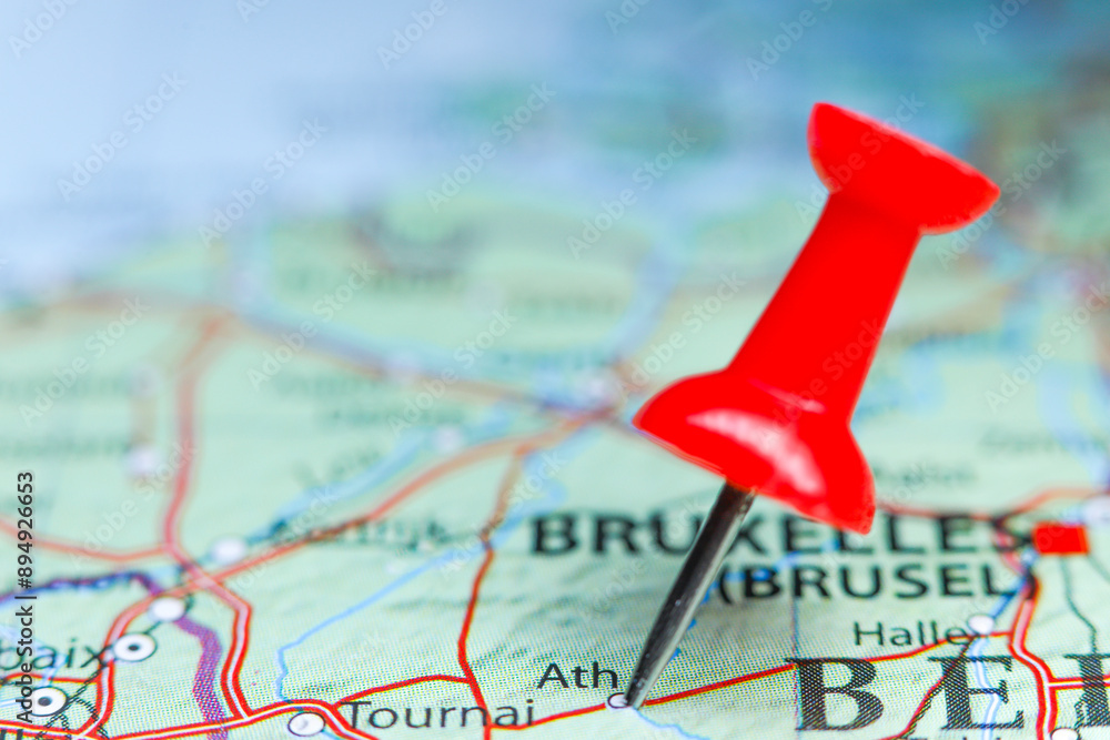 Ath, Belgium pin on map Ath, Belgium pin on map