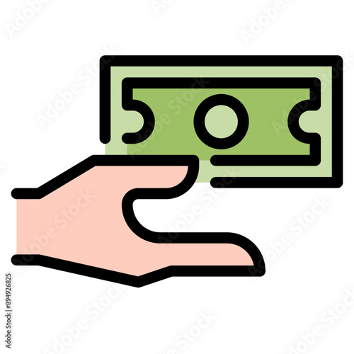 income filled outline icon