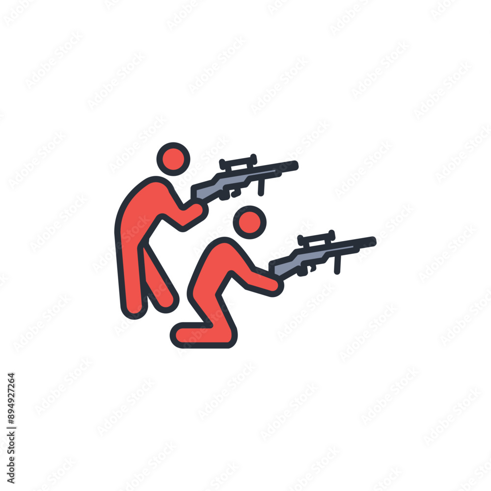 soldier icon. vector.Editable stroke.linear style sign for use web design,logo.Symbol illustration. soldier icon. vector.Editable stroke.linear style sign for use web design,logo.Symbol illustration.