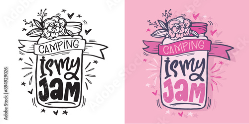 Trendy hand drawn doodle lettering quote. Lettering for t-shirt design, mug print, bag print, clothes fashion. 100% hand drawn vector image.