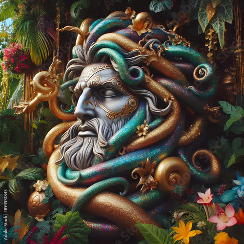 Wallpaper Mural sparkling and flashy luxury festival mask Torontodigital.ca