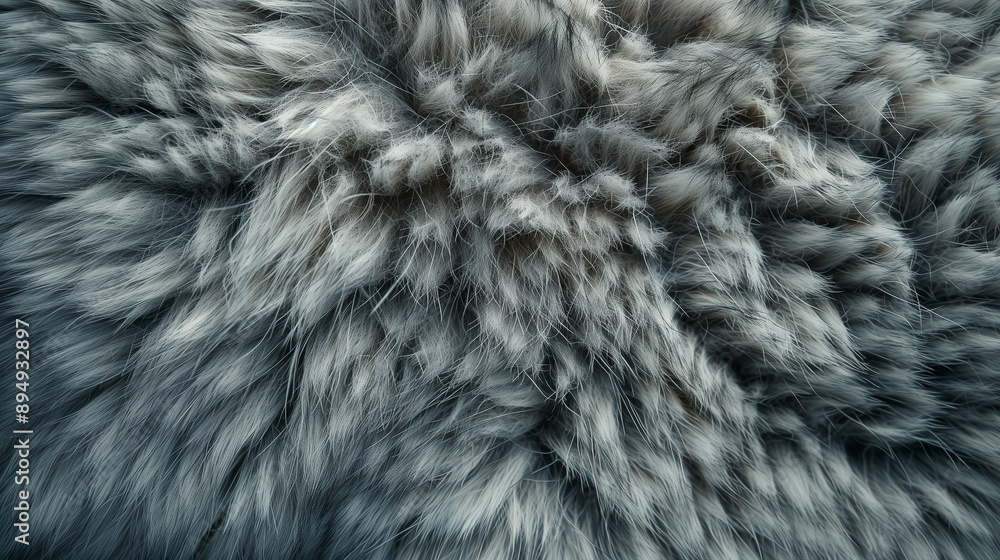 Close up of gray wolf fur texture Close up of gray wolf fur texture