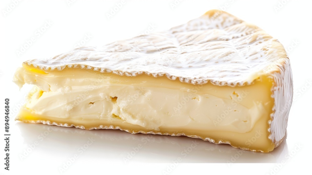 large piece of brie cheese - isolated studio product photo large piece of brie cheese - isolated studio product photo