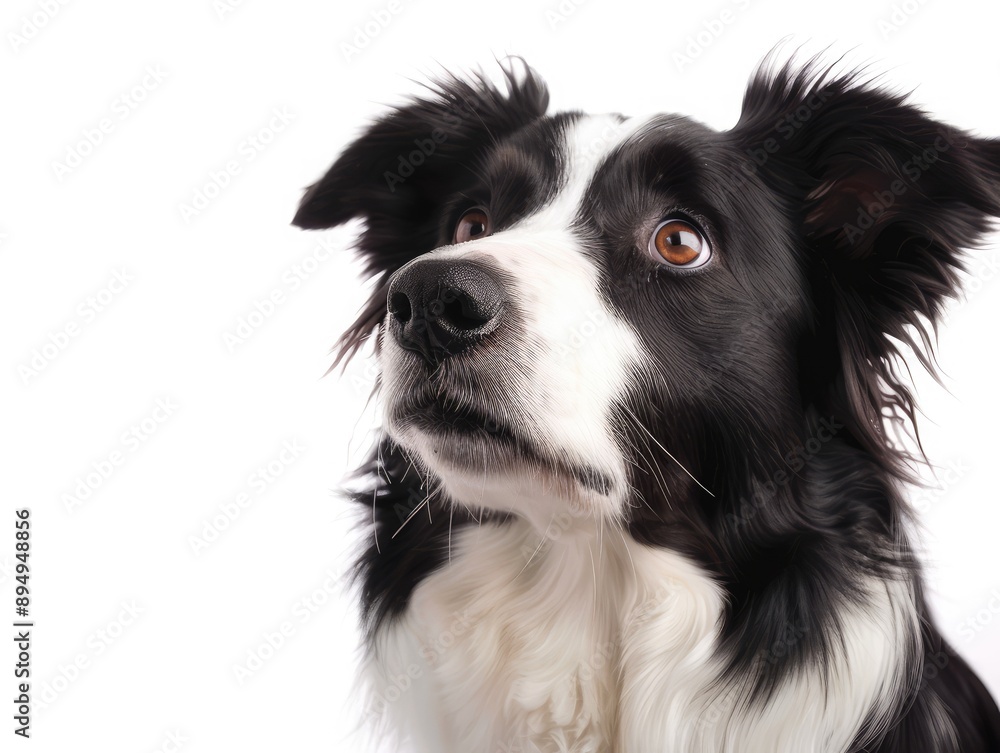 border collie portrait border collie portrait