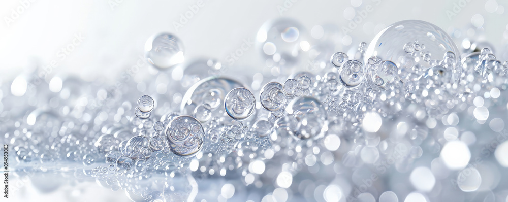 A multitude of tiny bubbles clustered together on a clean, white surface, creating a lively and dynamic composition. The play of light and shadows within the bubbles adds depth and dimension to the A multitude of tiny bubbles clustered together on a clean, white surface, creating a lively and dynamic composition. The play of light and shadows within the bubbles adds depth and dimension to the