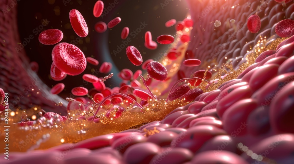 Fat clogs blood. The accumulation of excess fat, particularly ...