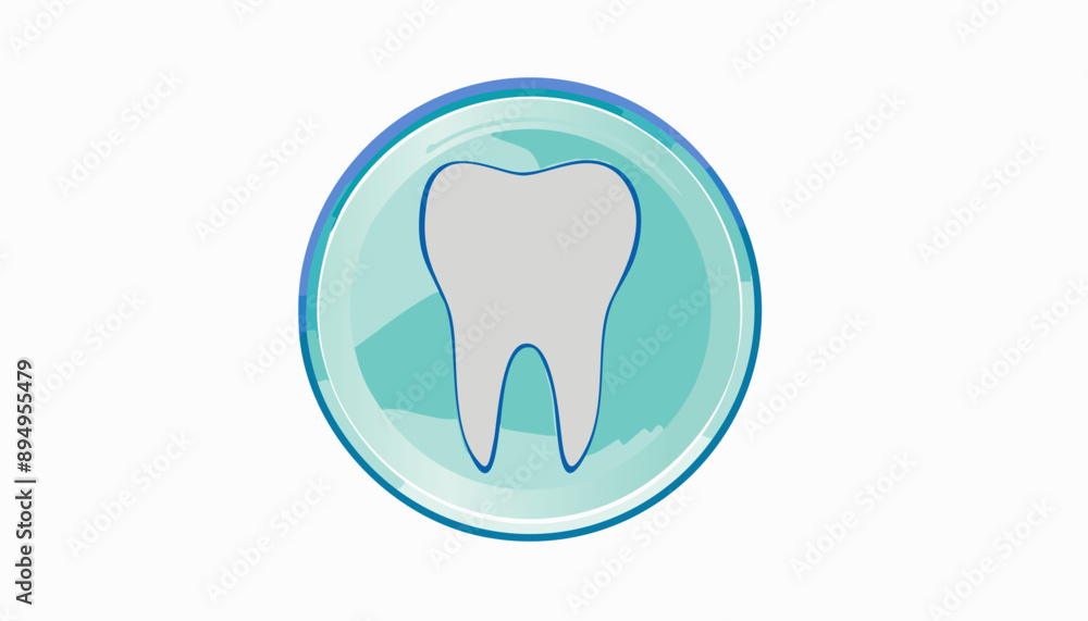 Clean teeth icon dentist healthcare concept. Vector illustration Clean teeth icon dentist healthcare concept. Vector illustration