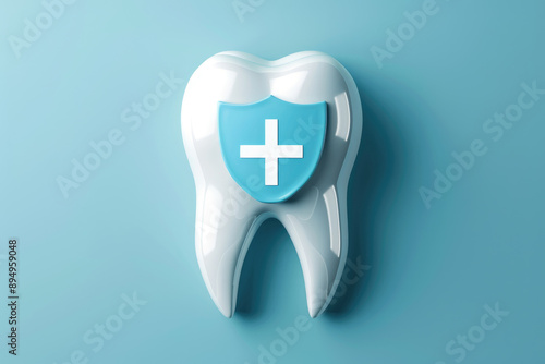 Explore a detailed flat design illustration showcasing tooth enamel protection layers, highlighting dental health importance for effective oral care. photo