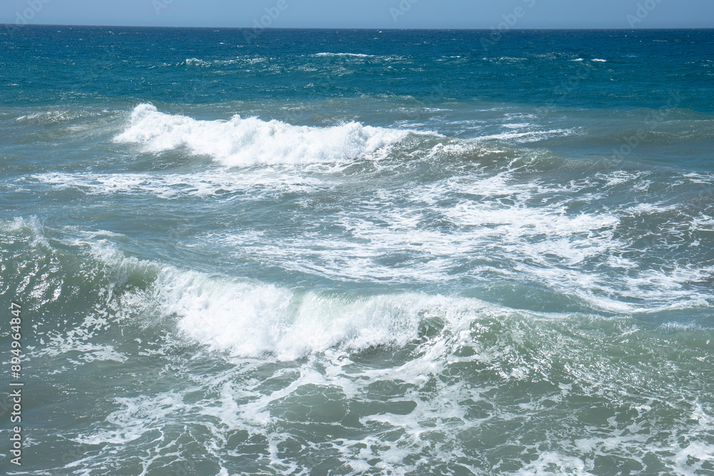 Fototapeta premium OLAS EN EL MAR