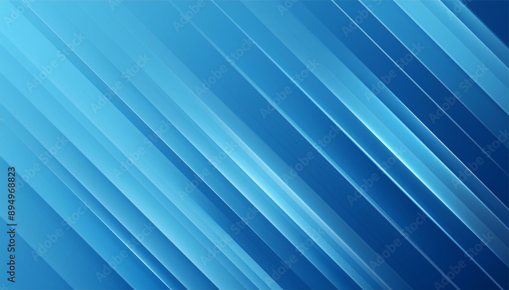 Fototapeta premium Smooth Blue Gradient: Premium Vector Illustration