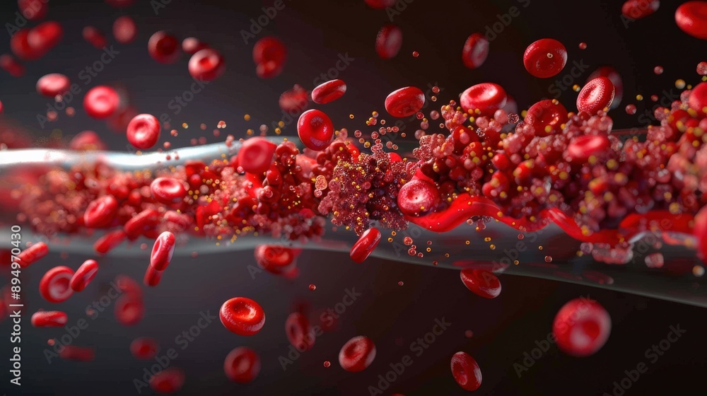 Fat clogs blood. The accumulation of excess fat, particularly ...