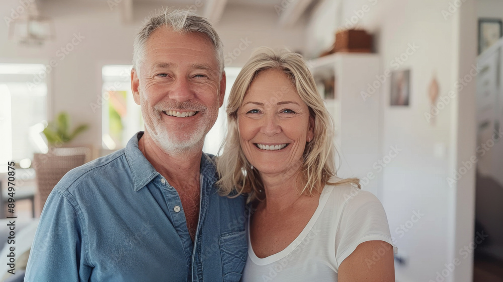 Laughter and Light: A Couple's Warmth Fills the Modern Space (different wording from #14) Laughter and Light: A Couple's Warmth Fills the Modern Space (different wording from #14)