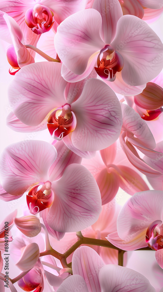 bright pretty valley orchids