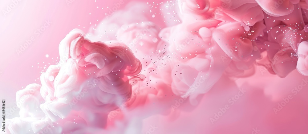 Pink Abstract Ink Swirls Pink Abstract Ink Swirls