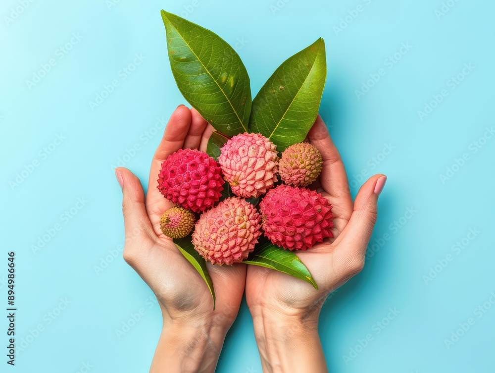 Obraz premium handful of strawberries