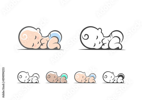 Sleeping Baby Logo