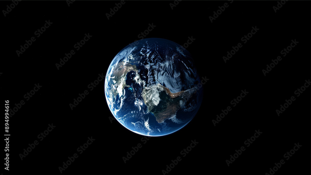 Fototapeta premium earth on black