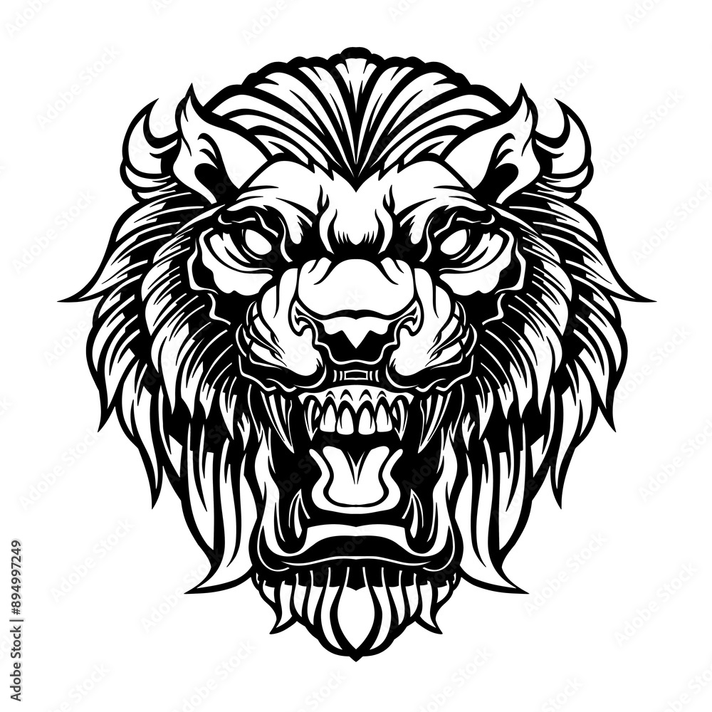 Lion Head Mascot. Lion Head Mascot.