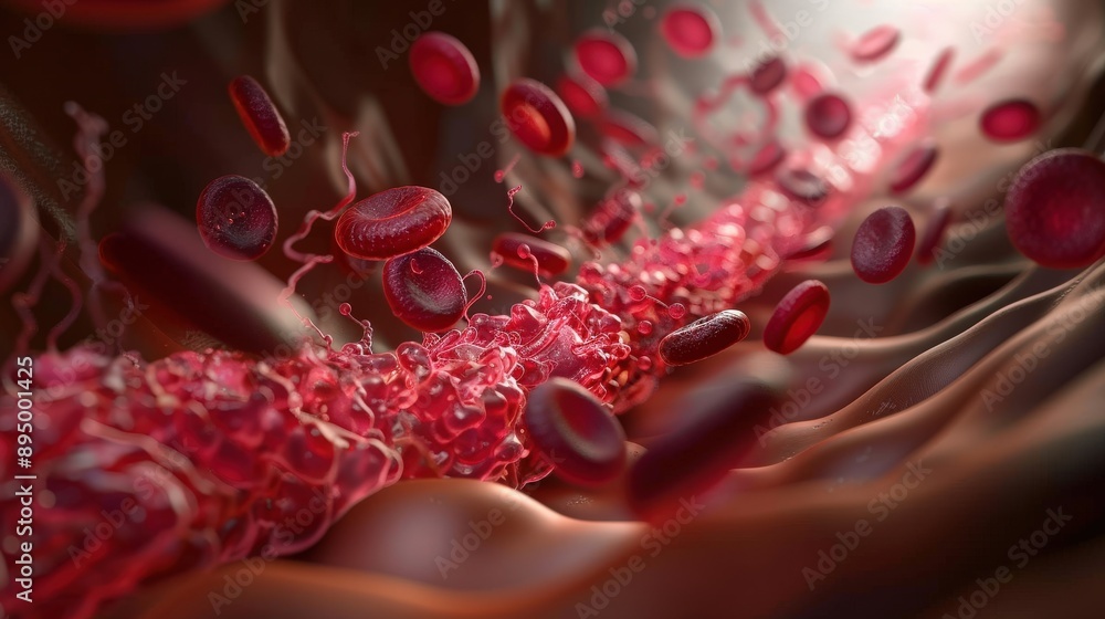 Fat clogs blood. The accumulation of excess fat, particularly ...