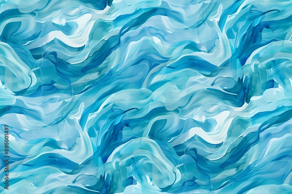 Abstract Blue Swirls Abstract Blue Swirls