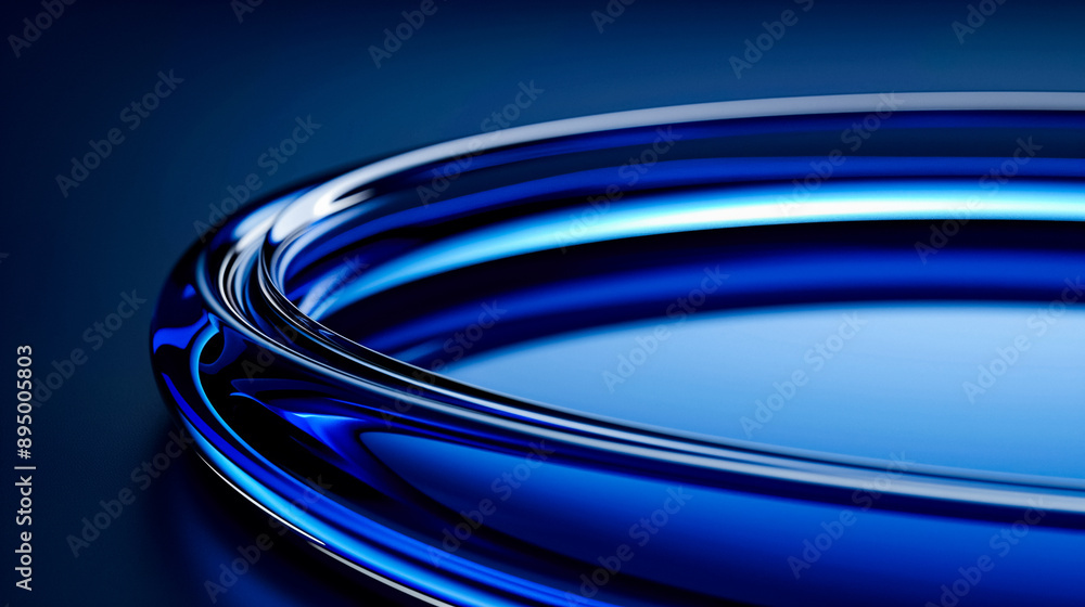 Smooth metallic ring with reflective surface against a dark background, showcasing futuristic design and advanced material technology. Smooth metallic ring with reflective surface against a dark background, showcasing futuristic design and advanced material technology.