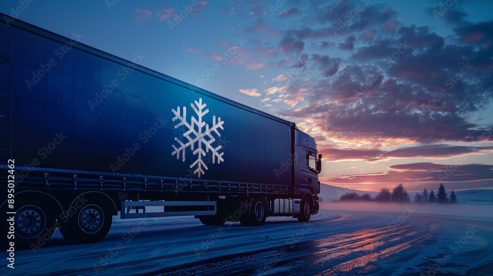 Cold Chain Logistics - A cold chain truck with a good cold storage/freezer reserve on the move
Cold Chain Logistics - A cold chain truck with a good cold storage/freezer reserve on the move