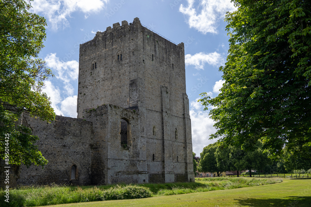 originally built in the late 3rd century Portchester Castle Hampshire England is the most impressive and best preserved of the Saxon shore forts originally built in the late 3rd century Portchester Castle Hampshire England is the most impressive and best preserved of the Saxon shore forts