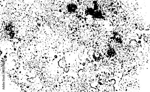 Uneven black and white texture vector. Distressed overlay texture. Grunge background. Abstract textured effect. Vector Illustration. Black isolated on white background. EPS10.