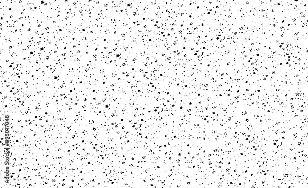 Snow, stars, fairy twinkling lights, rain drops on black background. Abstract vector noise. Small particles of debris and dust. Distressed uneven grunge texture overlay.
Snow, stars, fairy twinkling lights, rain drops on black background. Abstract vector noise. Small particles of debris and dust. Distressed uneven grunge texture overlay.