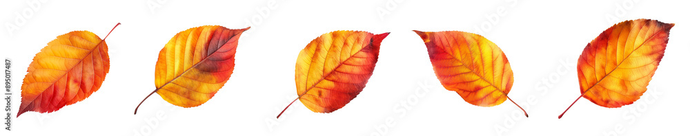 yellow orange red autumn leafs collection isolated on transparent or white background yellow orange red autumn leafs collection isolated on transparent or white background