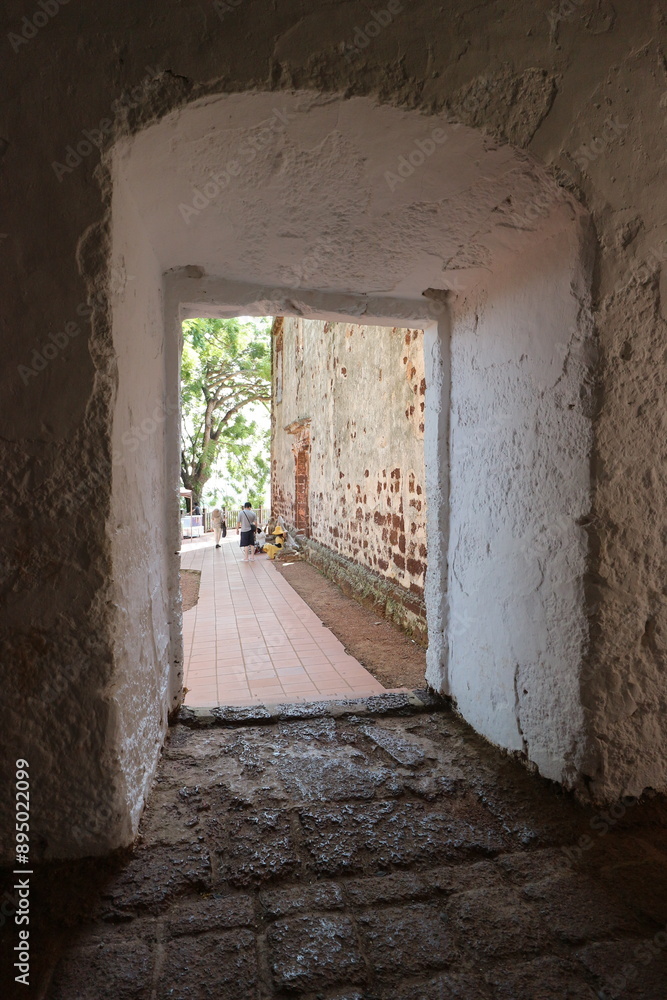 Obraz premium マラッカ セント・ポール教会跡